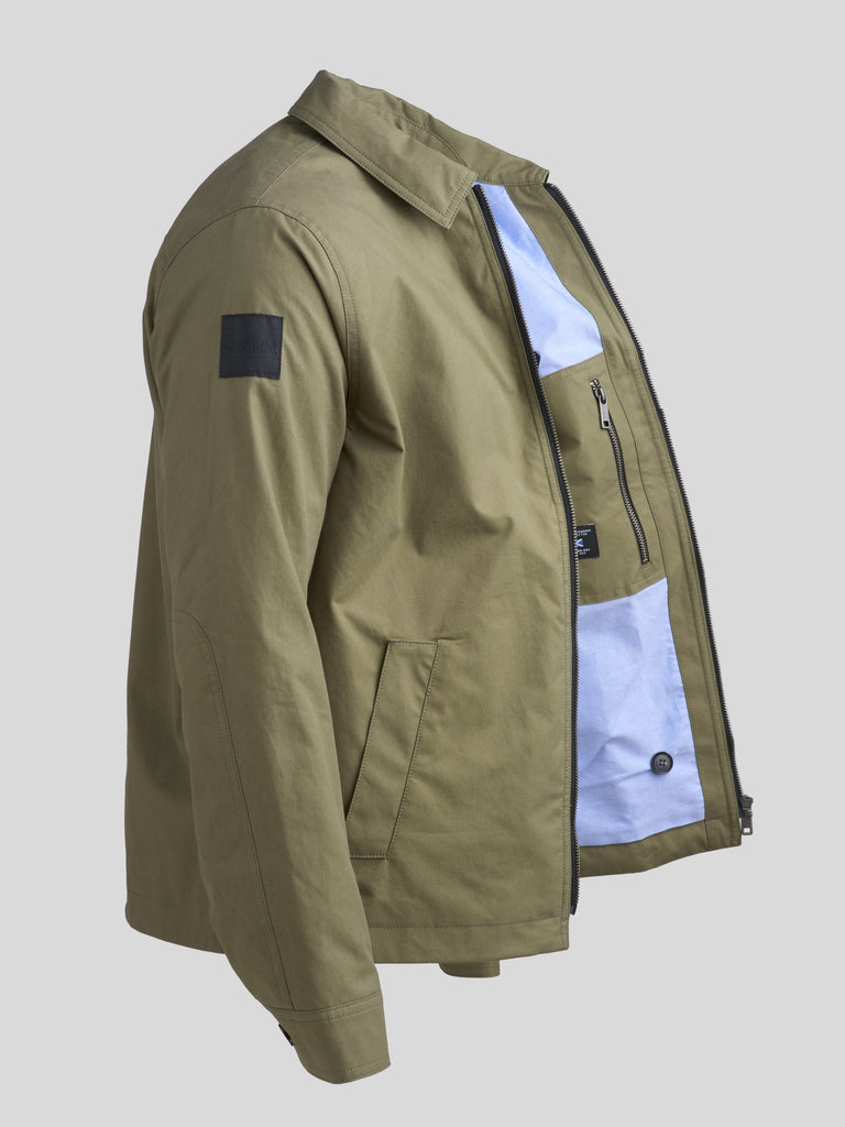 Lightweight Blouson Jacket Olive Green