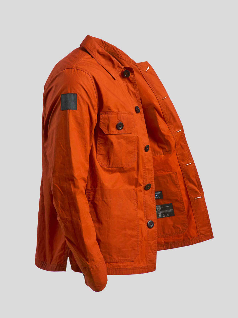Waxed Lightweight Workers Jacket Blaze Orange