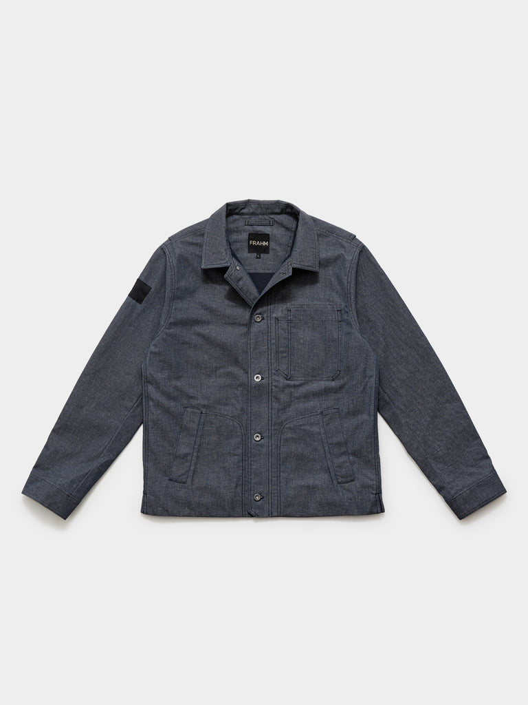 Waxed Denim Trucker Jacket 2027 Indigo