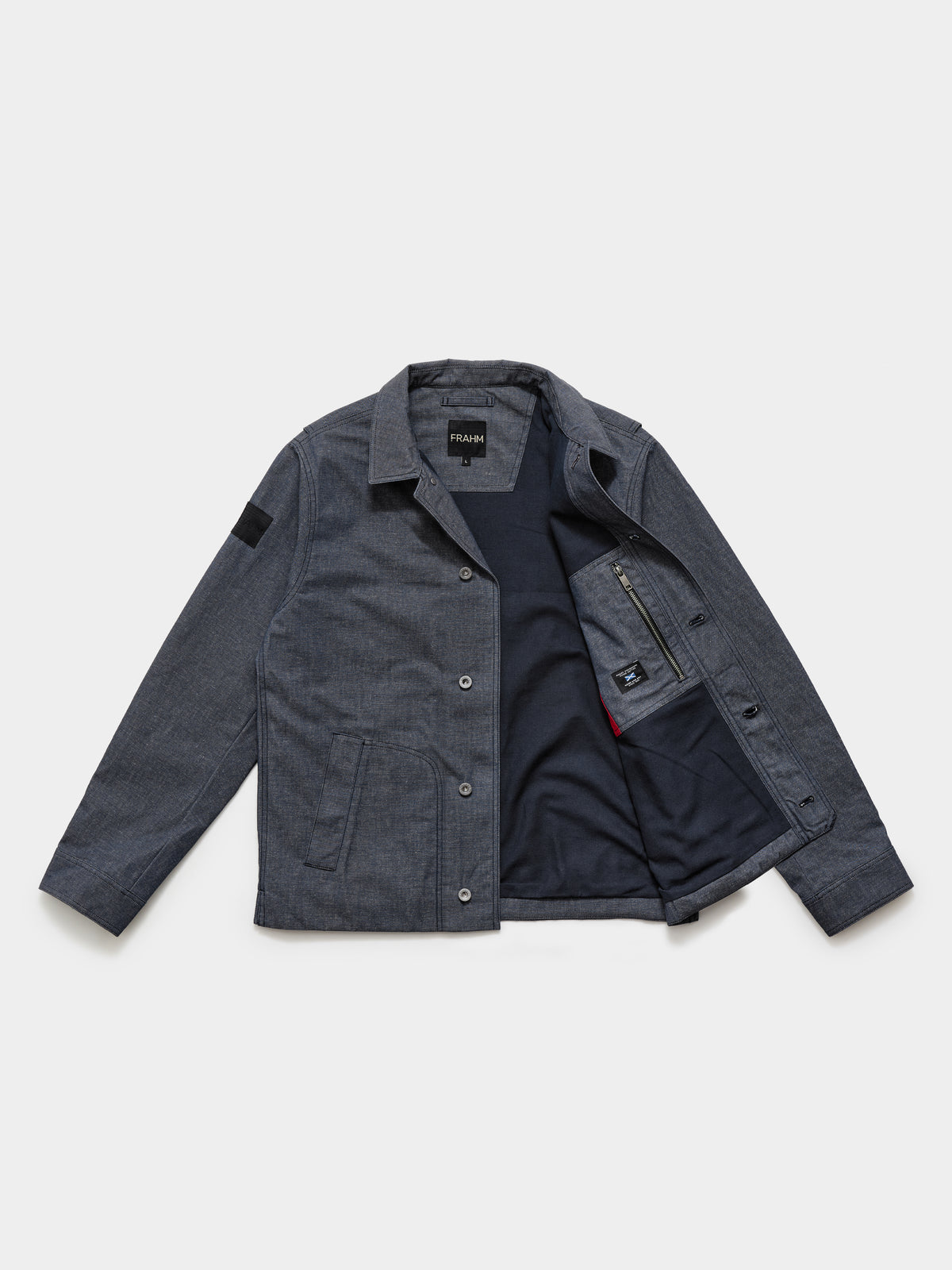 Waxed Denim Trucker Jacket 2027 Indigo – FRAHM Jacket
