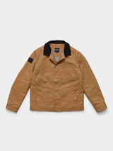 FRAHM Heavy Twill Deck Jacket in American Tan front view