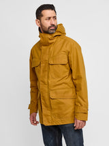 Waxed Hooded Field Coat 2027 Honey Tan