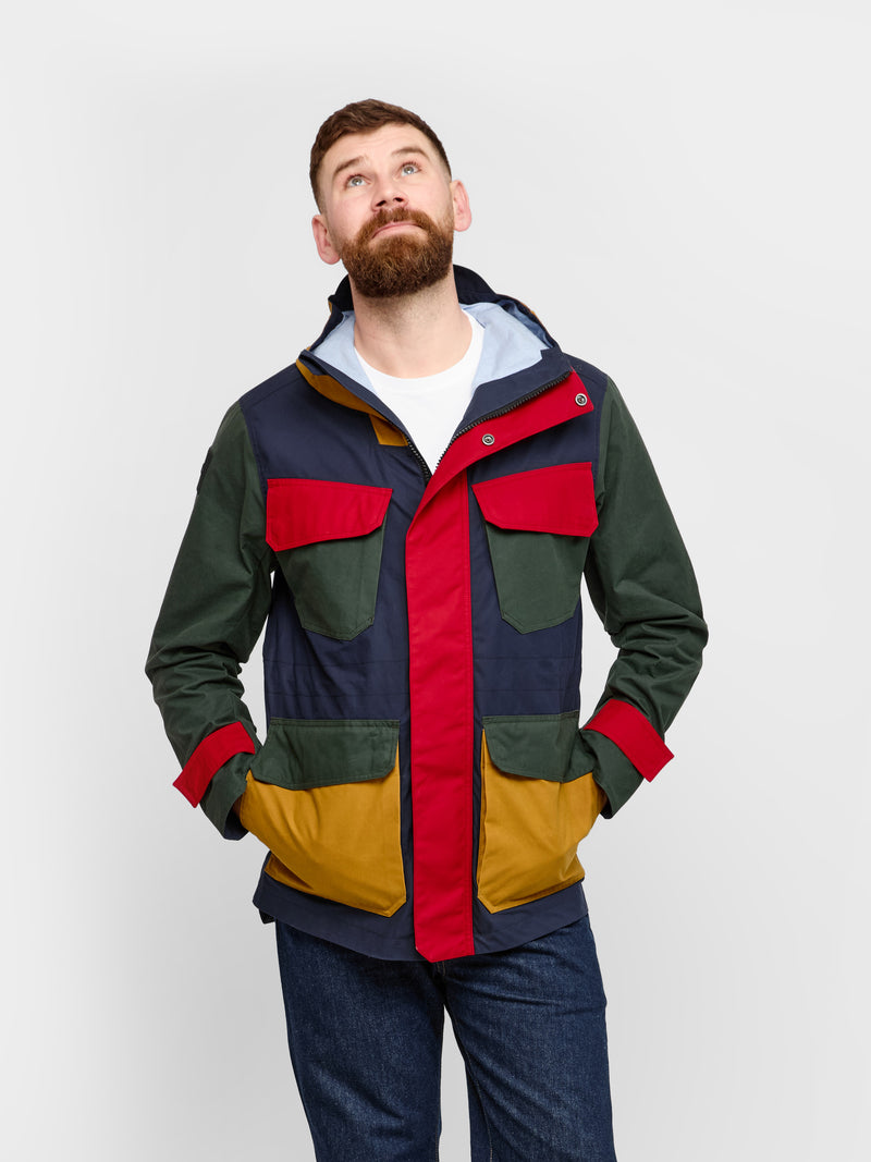 Waxed Hooded Field Coat 2027 Technicolour Fieldcoat