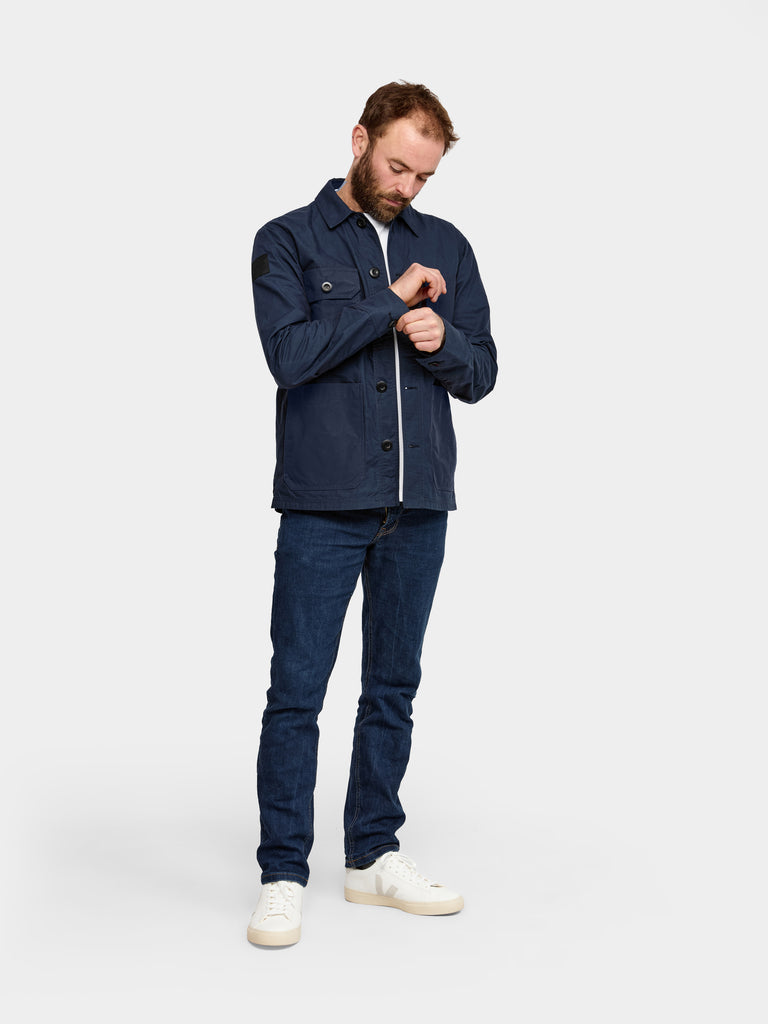 Waxed Lightweight Workers Jacket 2027 Dark Navy