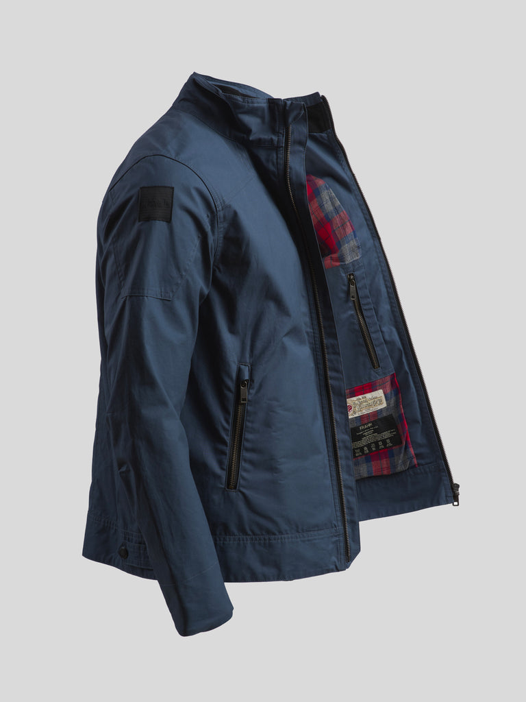 Harrington Racer Jacket Navy Blue