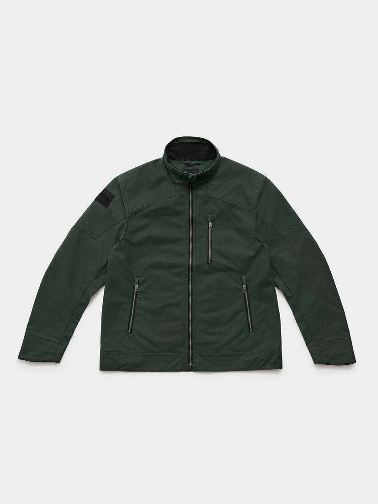 FRAHM Harrington Racer Jacket 2026 Forest Green front view