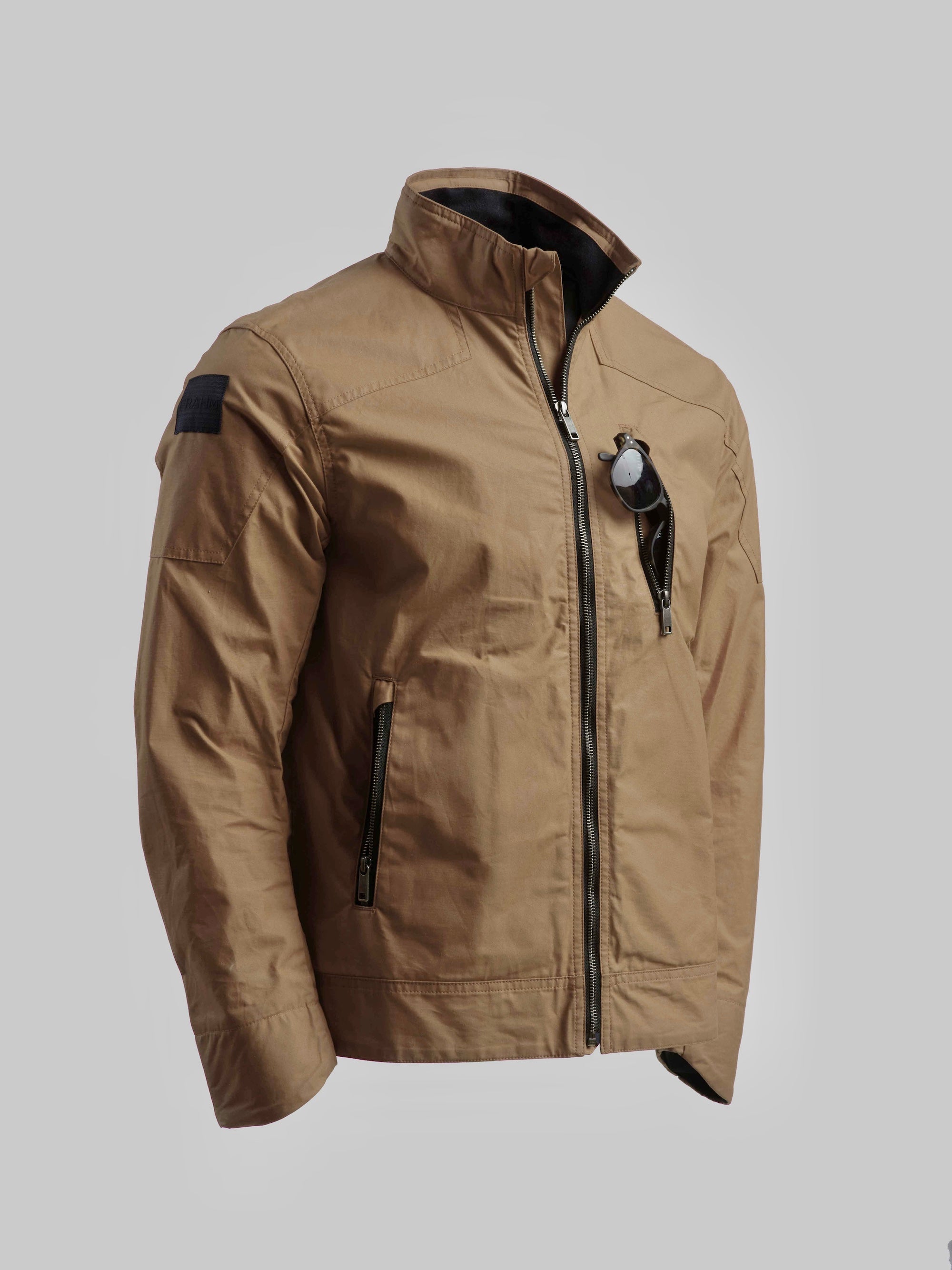 Harrington Racer Jacket 2026 Desert Beige – FRAHM Jacket