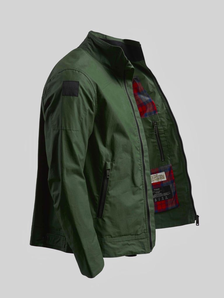 Harrington Racer Jacket Forest Green