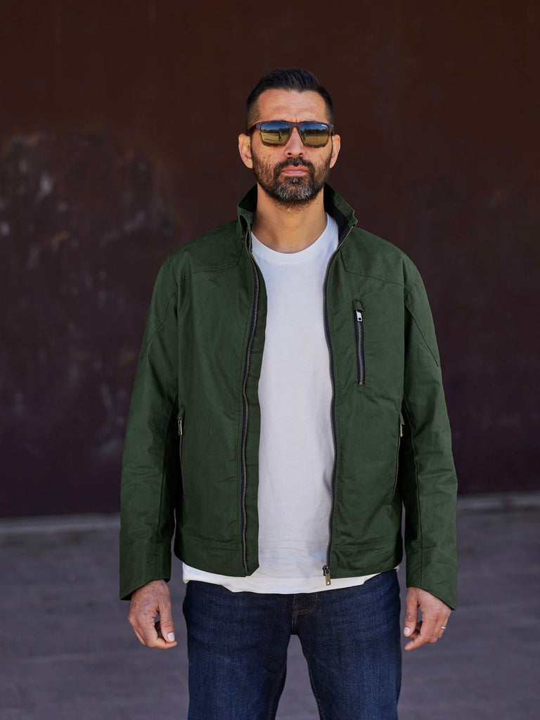 Harrington Racer Jacket Forest Green