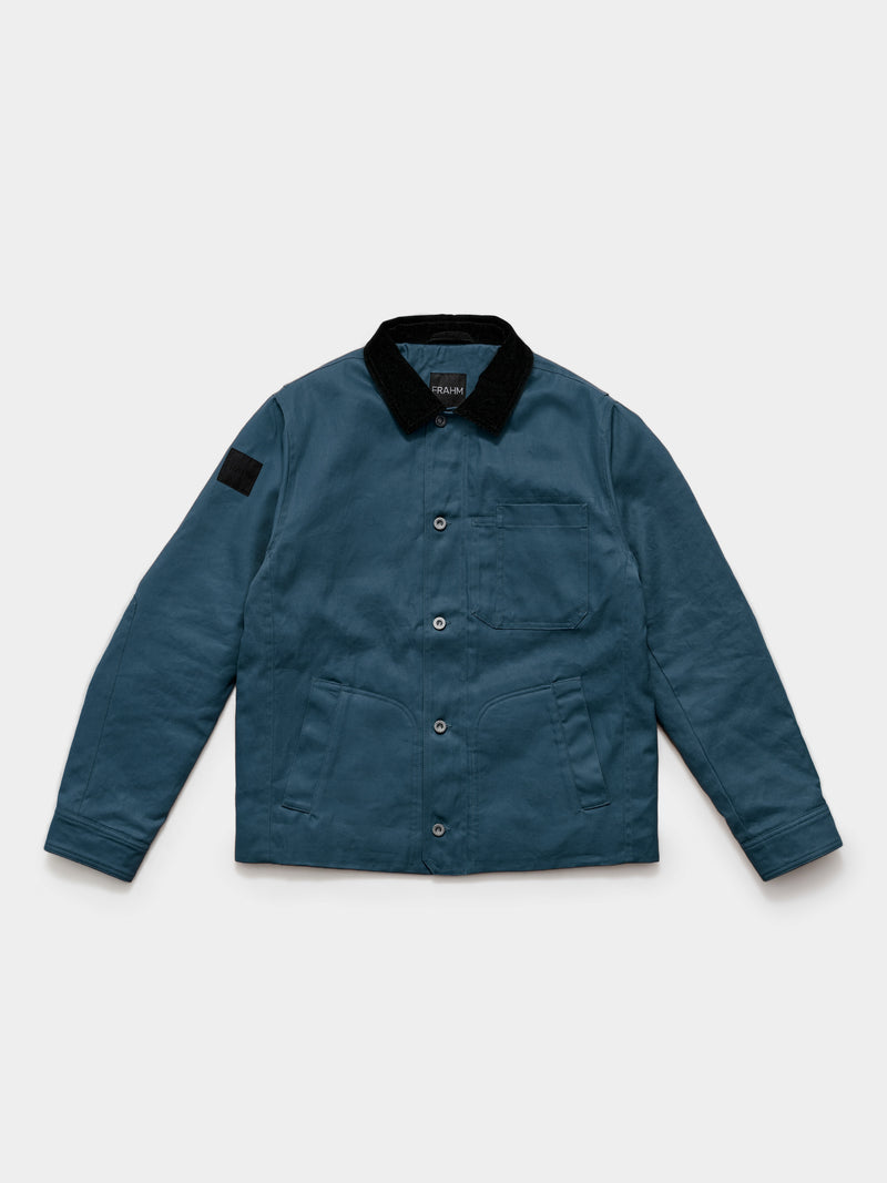 Heavy Twill Deck Jacket 2026 Petrol Blue