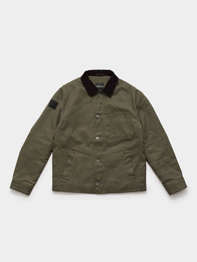 Heavy Twill Deck Jacket 2026 Olive Green