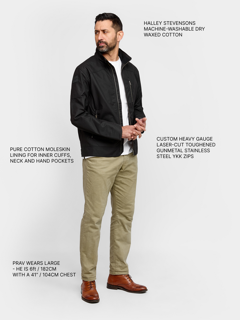 Harrington Racer Jacket 2027 Black