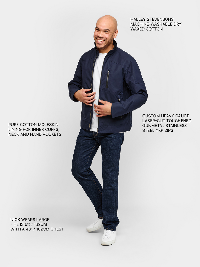 Harrington Racer Jacket 2027 Dark Navy