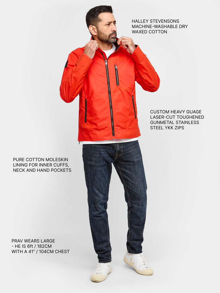 Harrington Racer Jacket 2027 Motorsport Orange