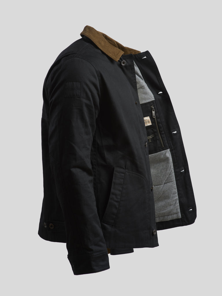 Heavy Twill Deck Jacket Black