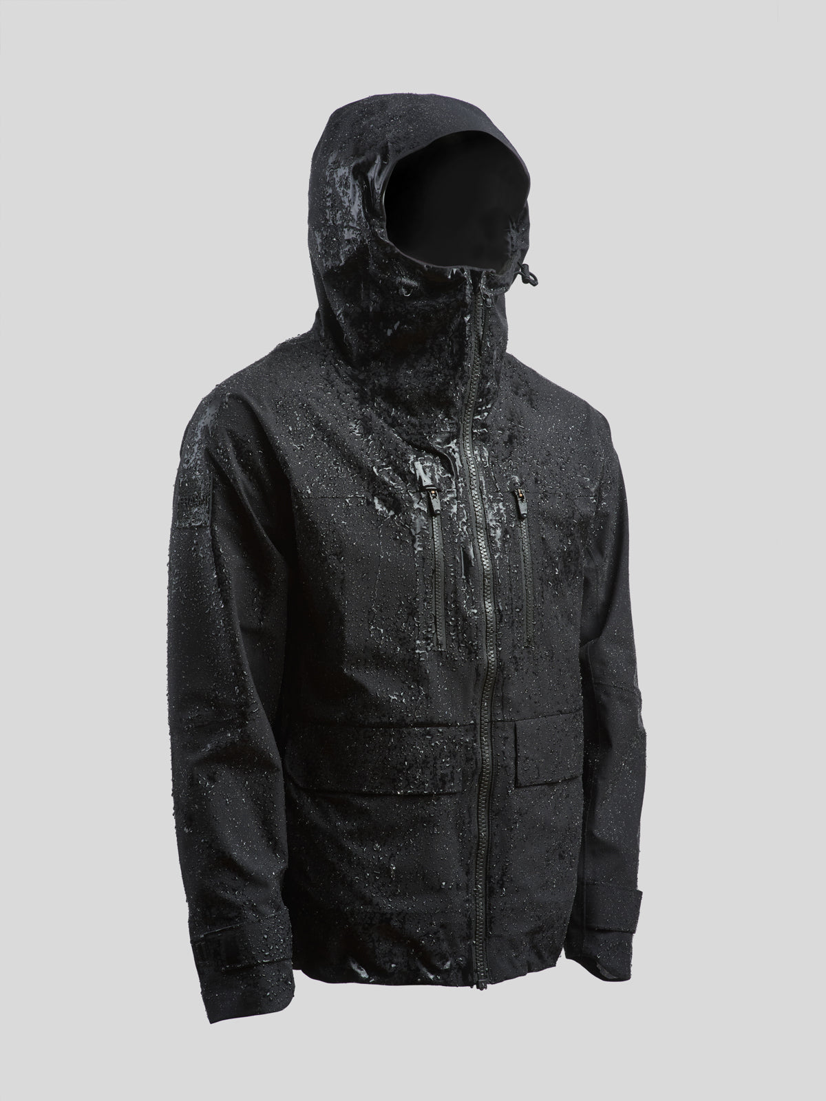 Black lightweight waterproof jacket online