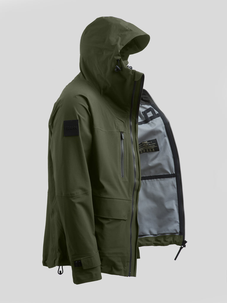 Lightweight Waterproof Shield Jacket Olive Green
