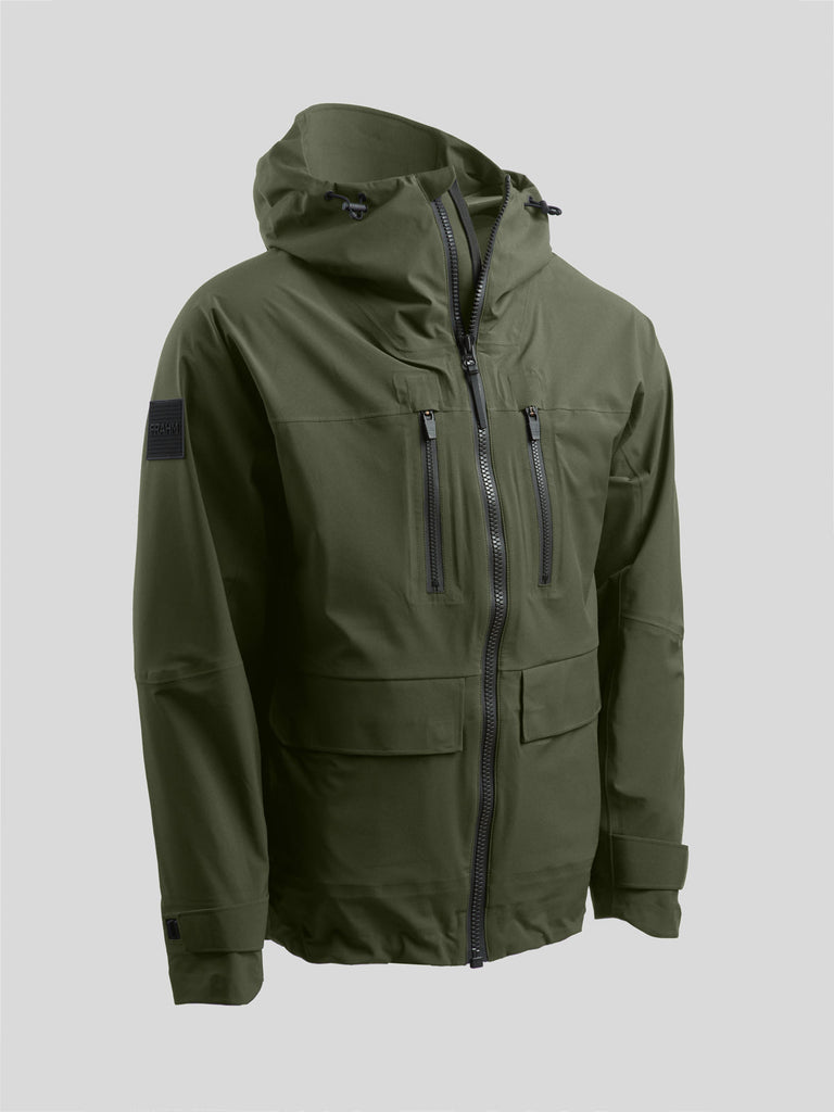 Lightweight Waterproof Shield Jacket Olive Green