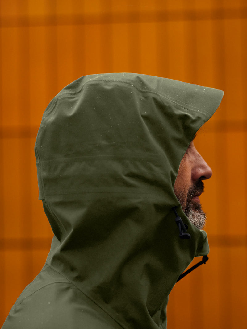 Lightweight Waterproof Shield Jacket Olive Green