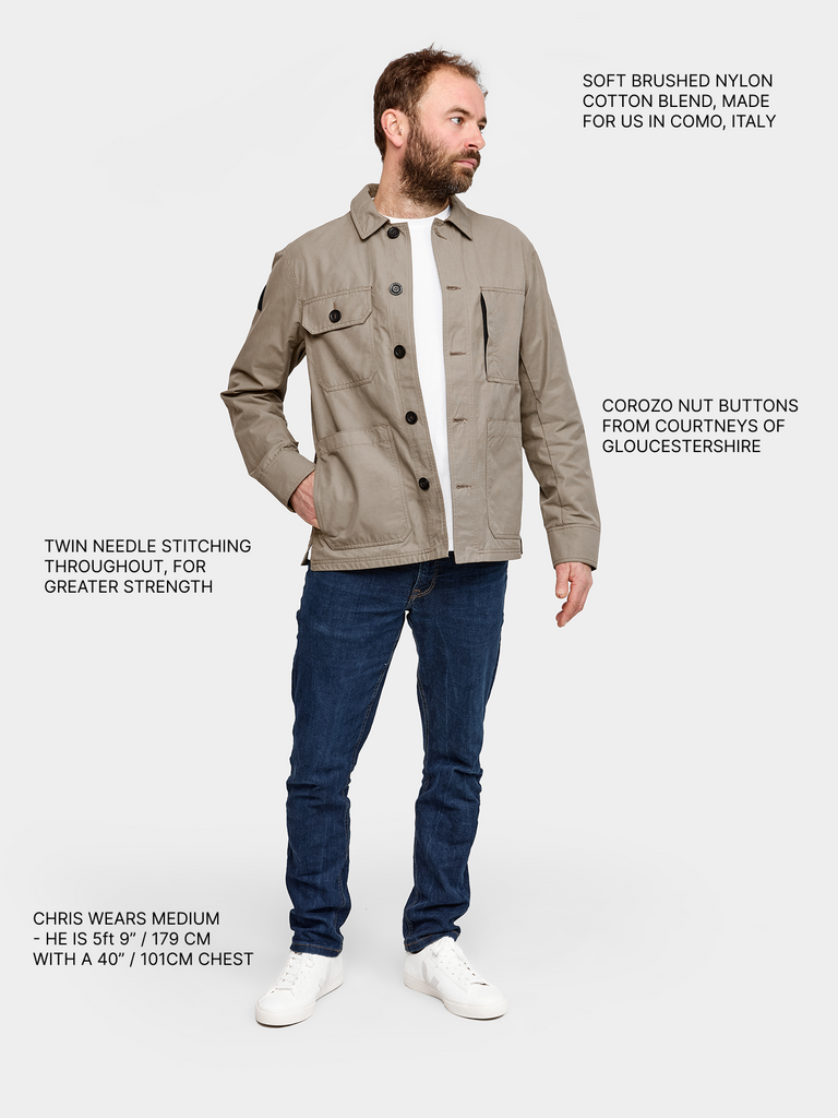Original Lightweight Workers Jacket 2027 Italian Beige