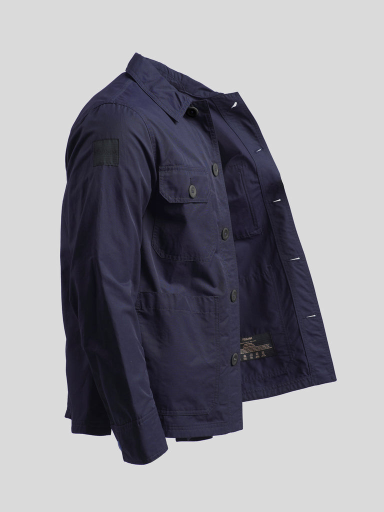 Original Lightweight Worker's Jacket Dark Indigo with Black
