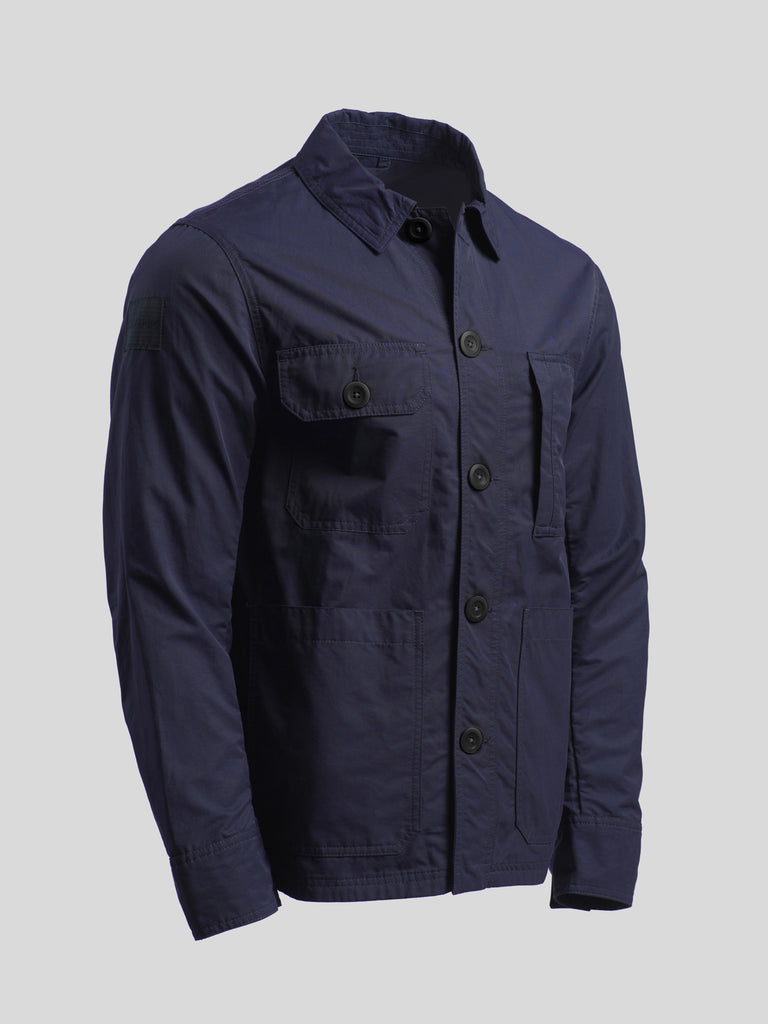 Original Lightweight Worker's Jacket Dark Indigo with Black