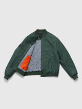 Quilted Bomber Jacket 2027 Military Green