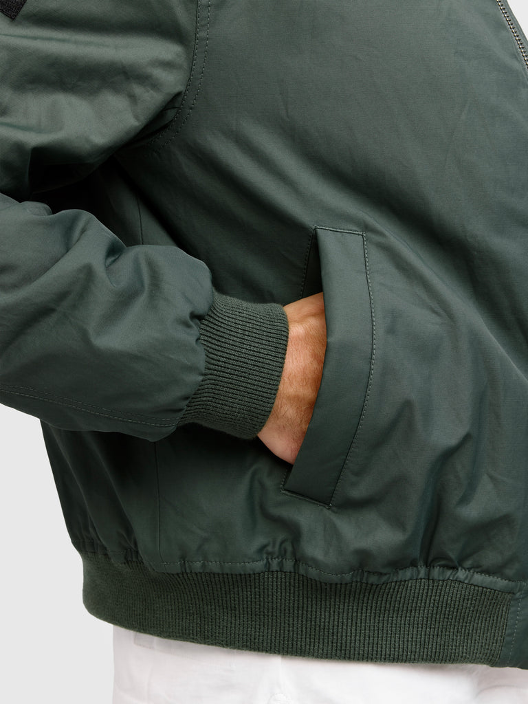 Quilted Bomber Jacket 2027 Military Green