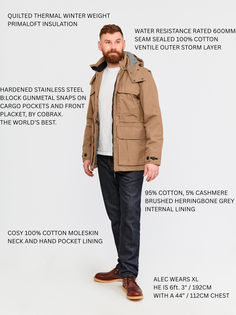 Ventile Winter Field Jacket 2027 Classic Beige