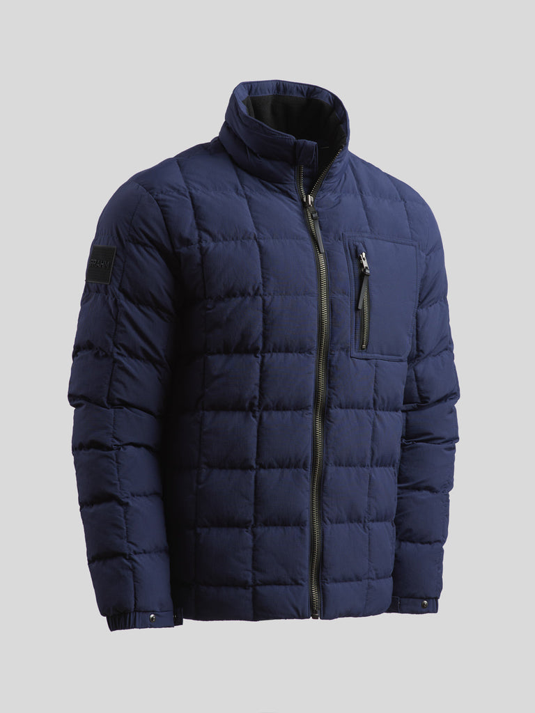 Ripstop Puffer Jacket Navy Blue