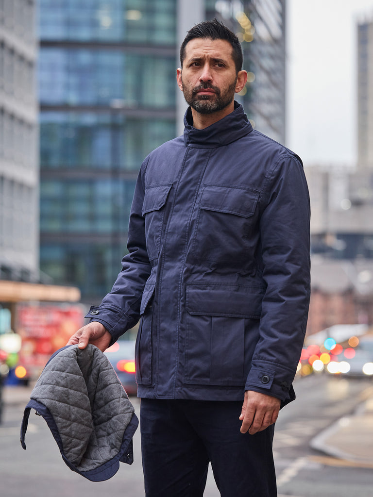 Ventile Thermal Field Jacket Navy Blue