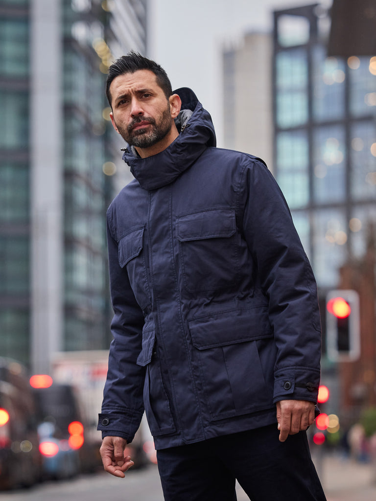 Ventile Thermal Field Jacket Navy Blue