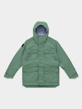 Waxed Hooded Field Coat 2026 Spearmint Green