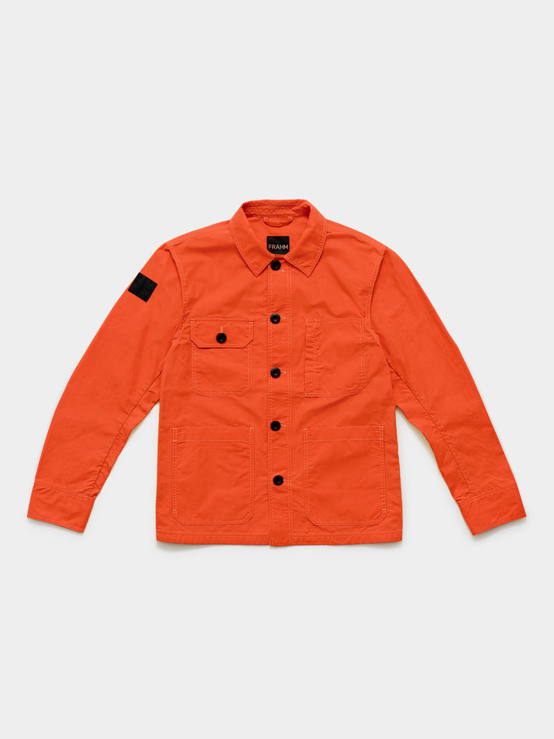 Waxed Lightweight Workers Jacket 2026 Blaze Orange