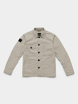 FRAHM Waxed Lightweight Workers Jacket 2026 Bath Stone front view