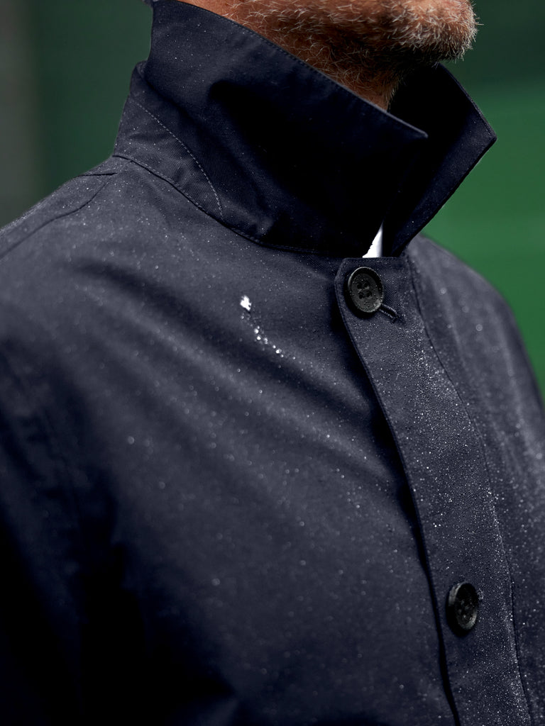 Waterproof Trench Coat Midnight Navy