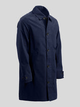 Waterproof Trench Coat Navy Blue