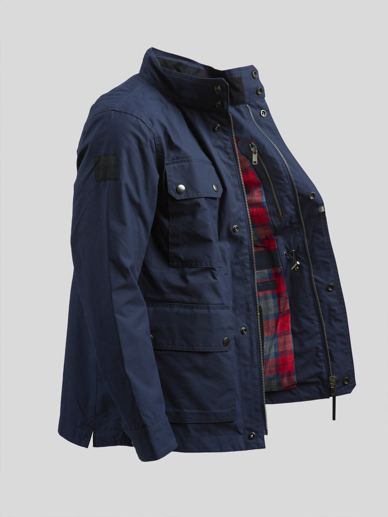 Waxed Classic Field Jacket Dark Blue