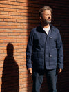 Waxed Classic Field Jacket Dark Blue