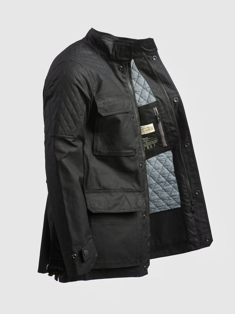 Waxed Odyssey Jacket Black