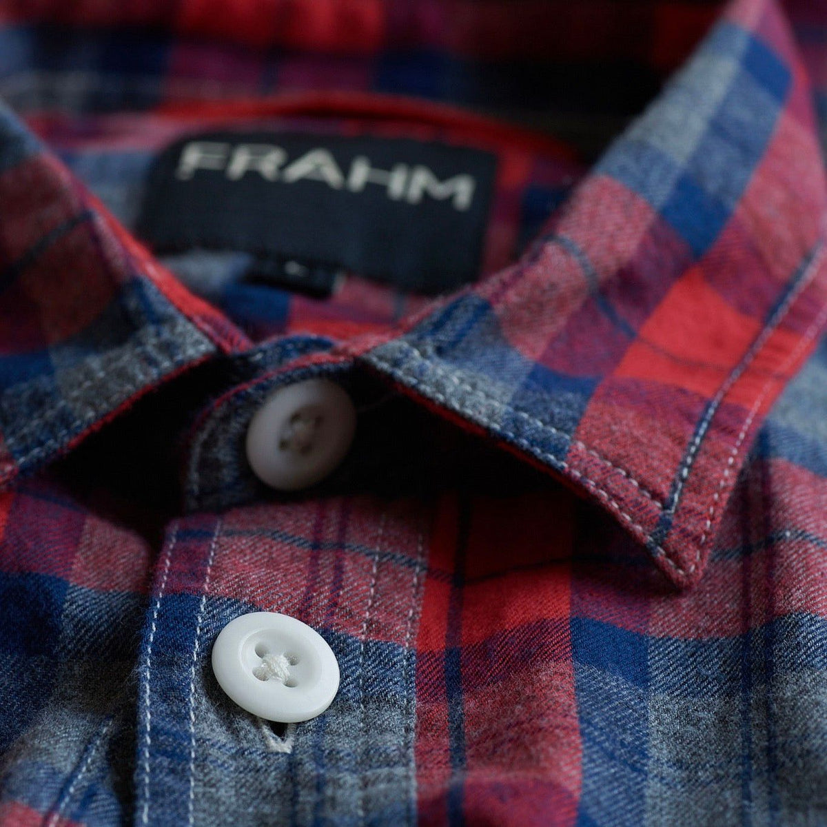 FRAHM Jacket Shirt Lightweight Tartan Workshirt