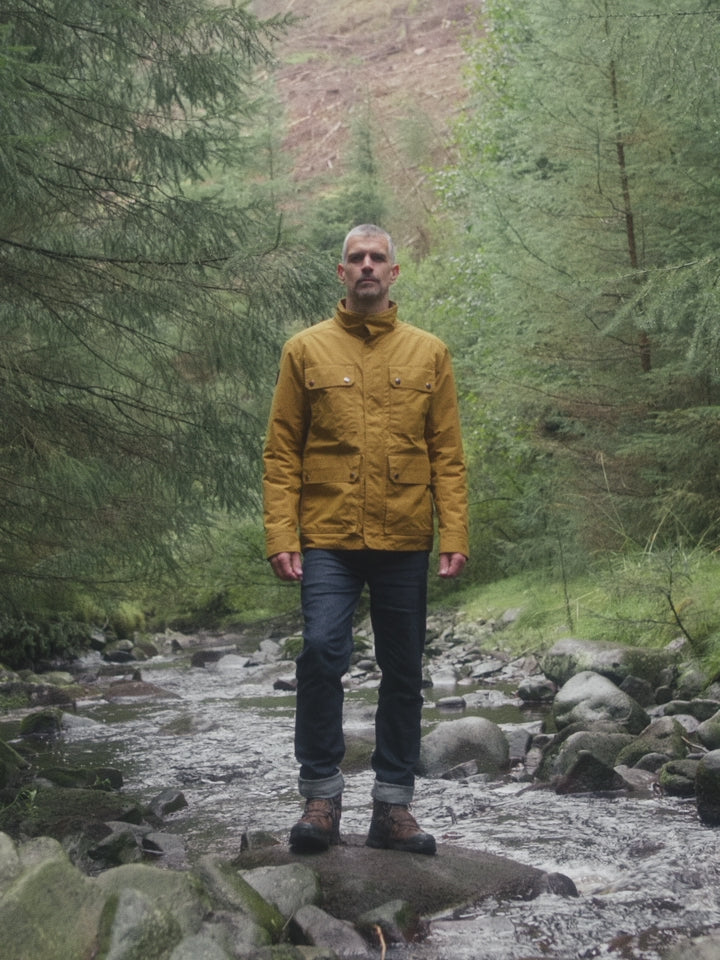 Waxed Quilted Field Jacket 2025 Honey Tan – FRAHM Jacket