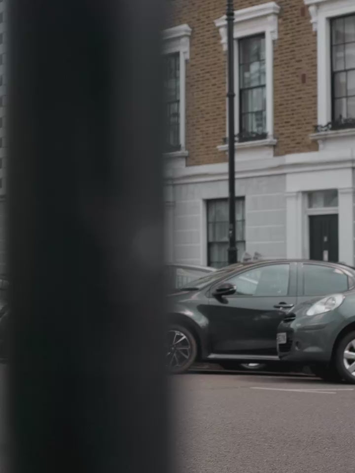 Video of model wearing FRAHM Waxed Lightweight Workers Jacket 2027 Turquoise