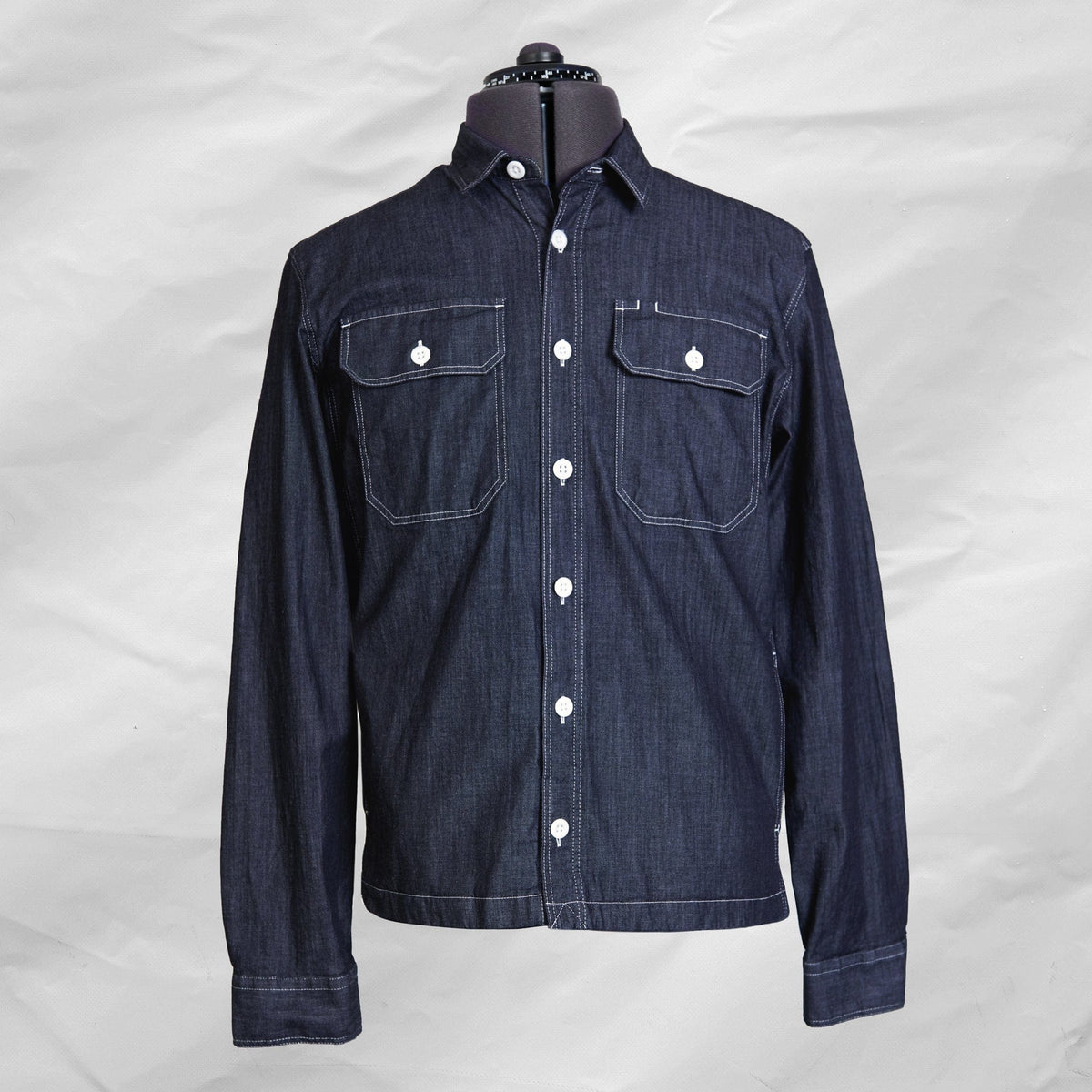 FRAHM Jacket Shirt Stretch Denim Shacket
