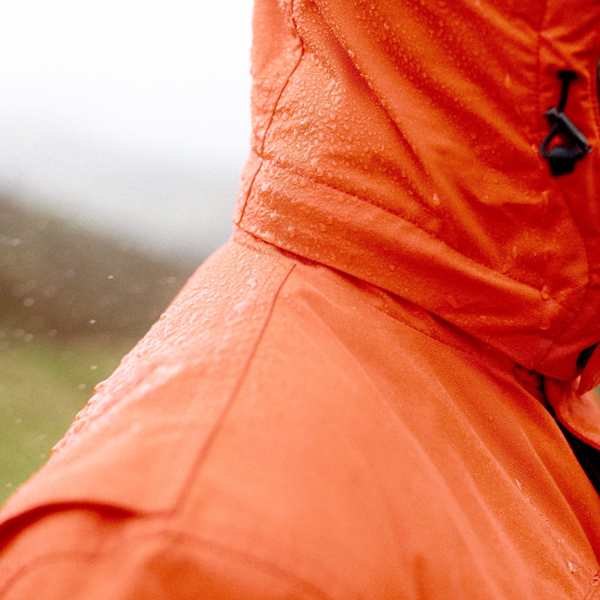 Orange field outlet jacket