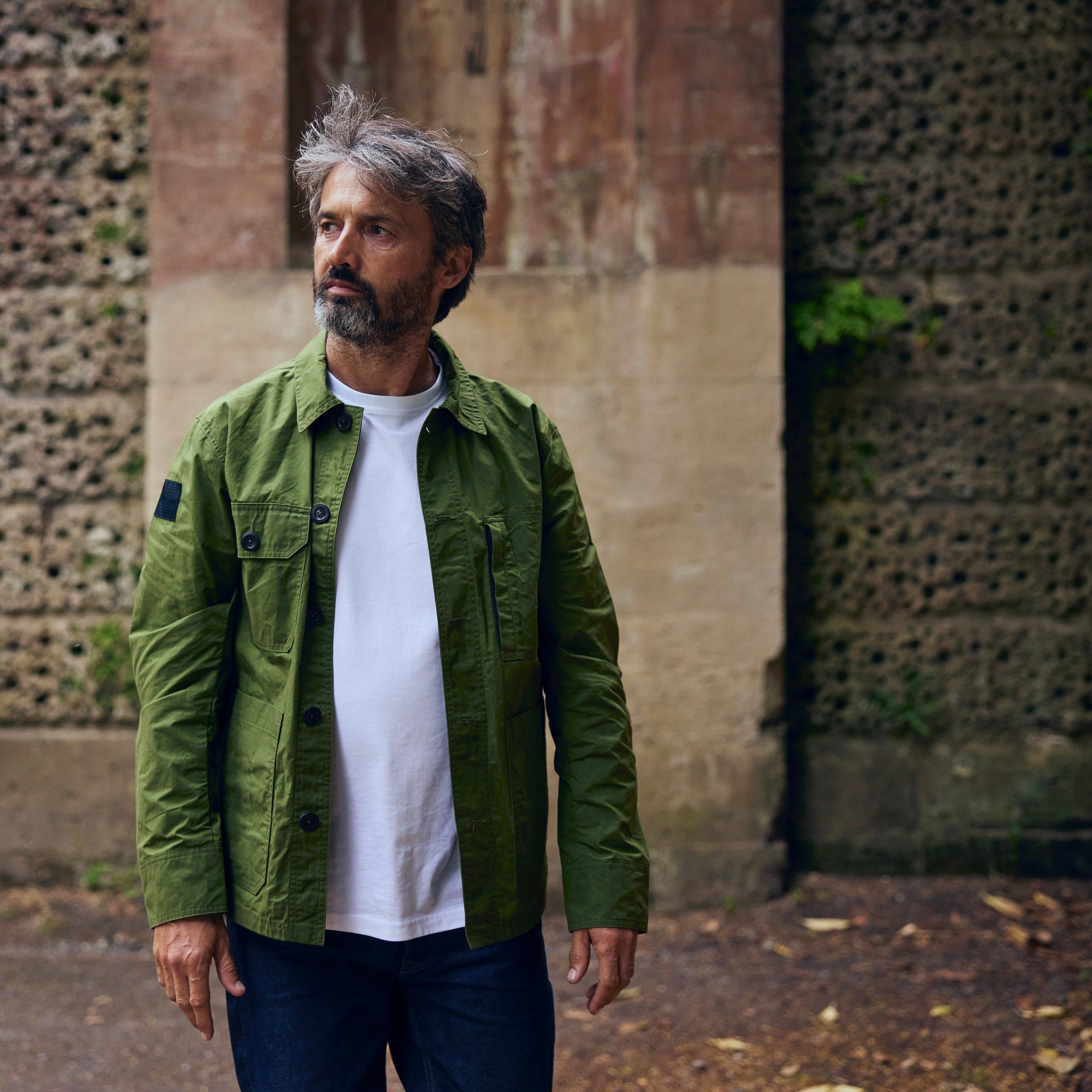 FRAHM Jacket Jacket S / Regular / Moss Green Waxed Lightweight Worker's Jacket