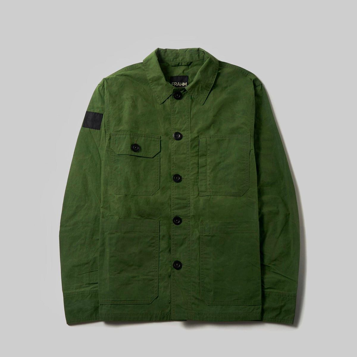 FRAHM Jacket Jacket S / Regular / Moss Green Waxed Lightweight Worker&#39;s Jacket